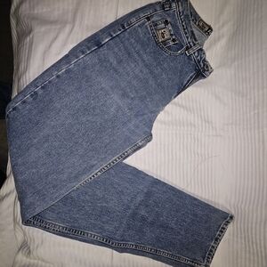 Cruel Girl Blue Straight Leg Jeans